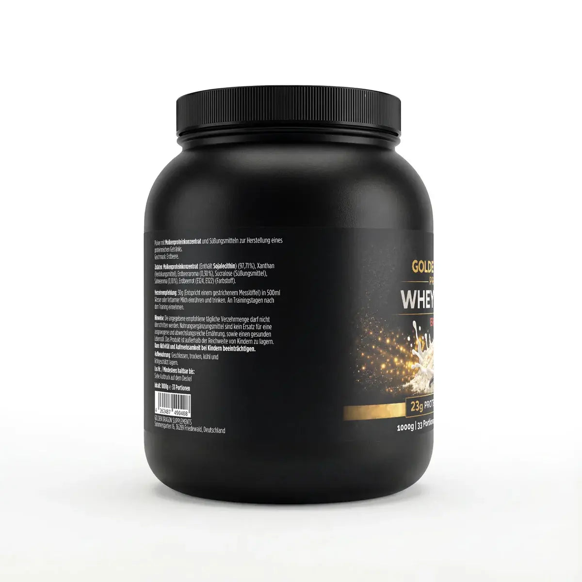 Golden Dragon Premium Whey Protein Erdbeere - 1.000g
