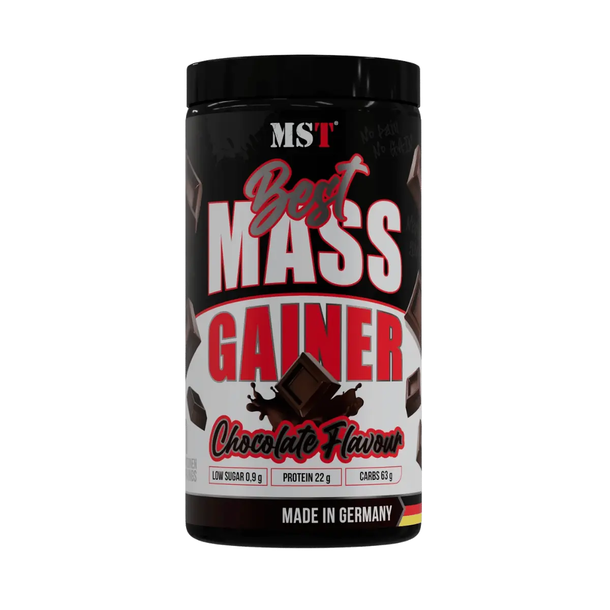 MST Best Mass Gainer Schokolade – Dose mit 1000 g, 10 Portionen