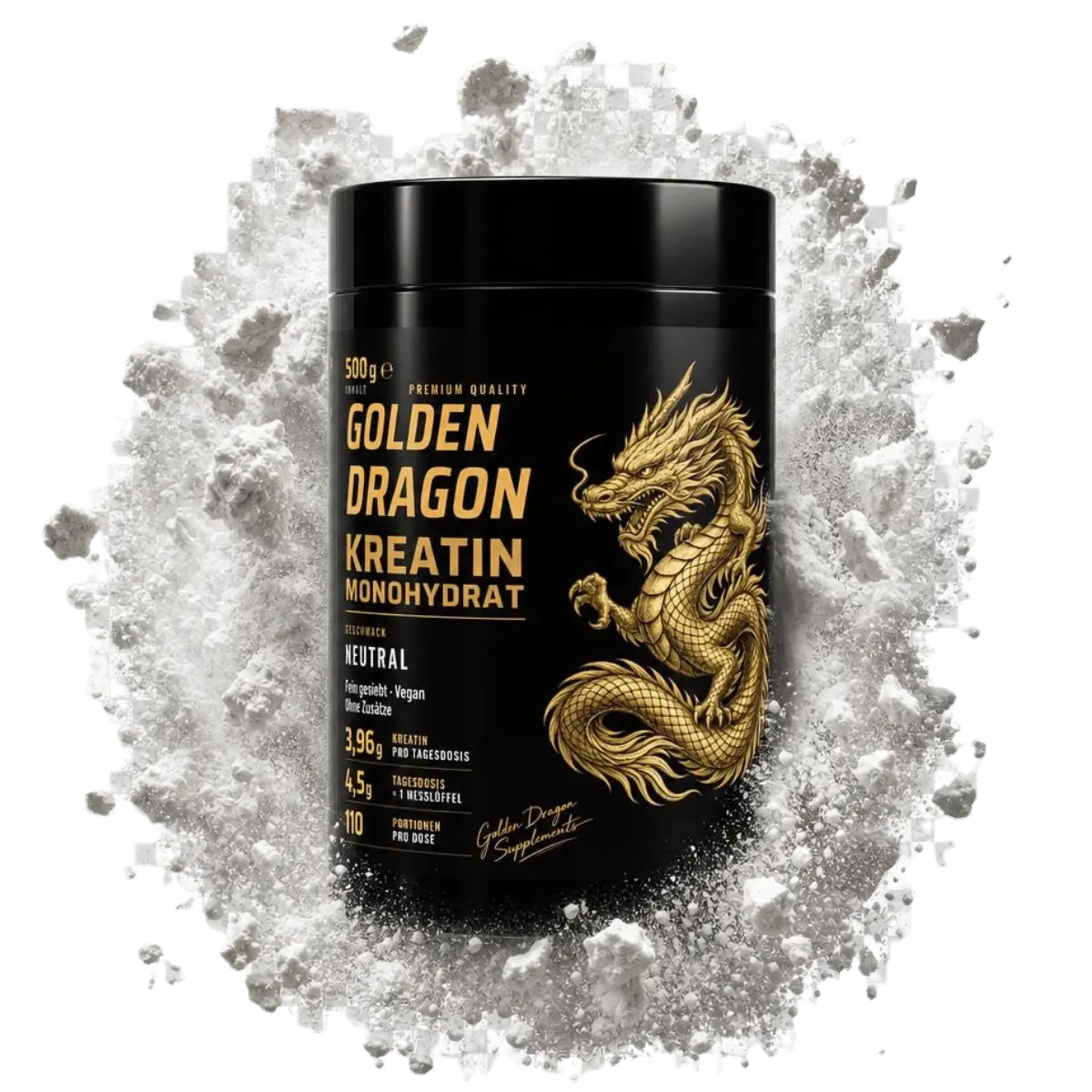 Golden Dragon Kreatin Monohydrat Geschmacksneutral