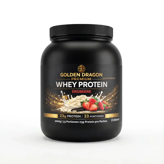 Golden Dragon Premium Whey Protein Erdbeere - 1.000g