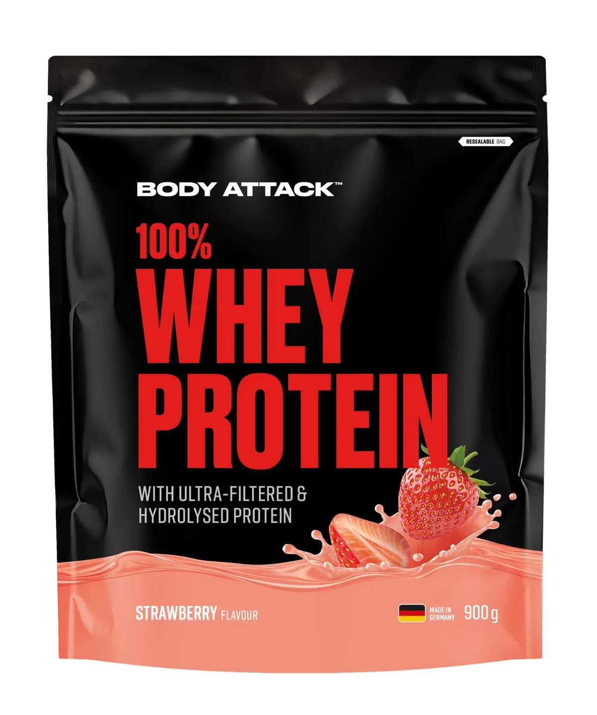 Body Attack 100 % Whey Protein 900 g