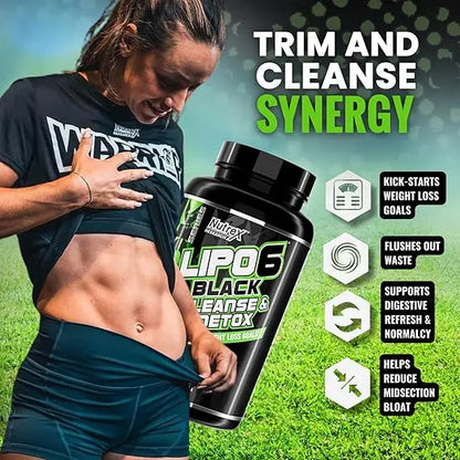 Nutrex Lipo 6 Black CLEANSE & DETOX 60 Kapseln