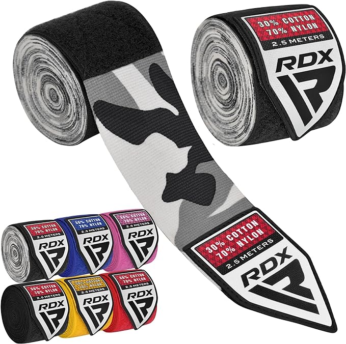 RDX 2.5m Kinder Handbandagen aus Baumwolle Nylon