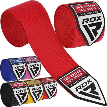 RDX 2.5m Kinder Handbandagen aus Baumwolle Nylon