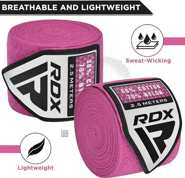 RDX 2.5m Kinder Handbandagen aus Baumwolle Nylon