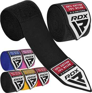 RDX 2.5m Kinder Handbandagen aus Baumwolle Nylon
