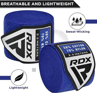 RDX 2.5m Kinder Handbandagen aus Baumwolle Nylon