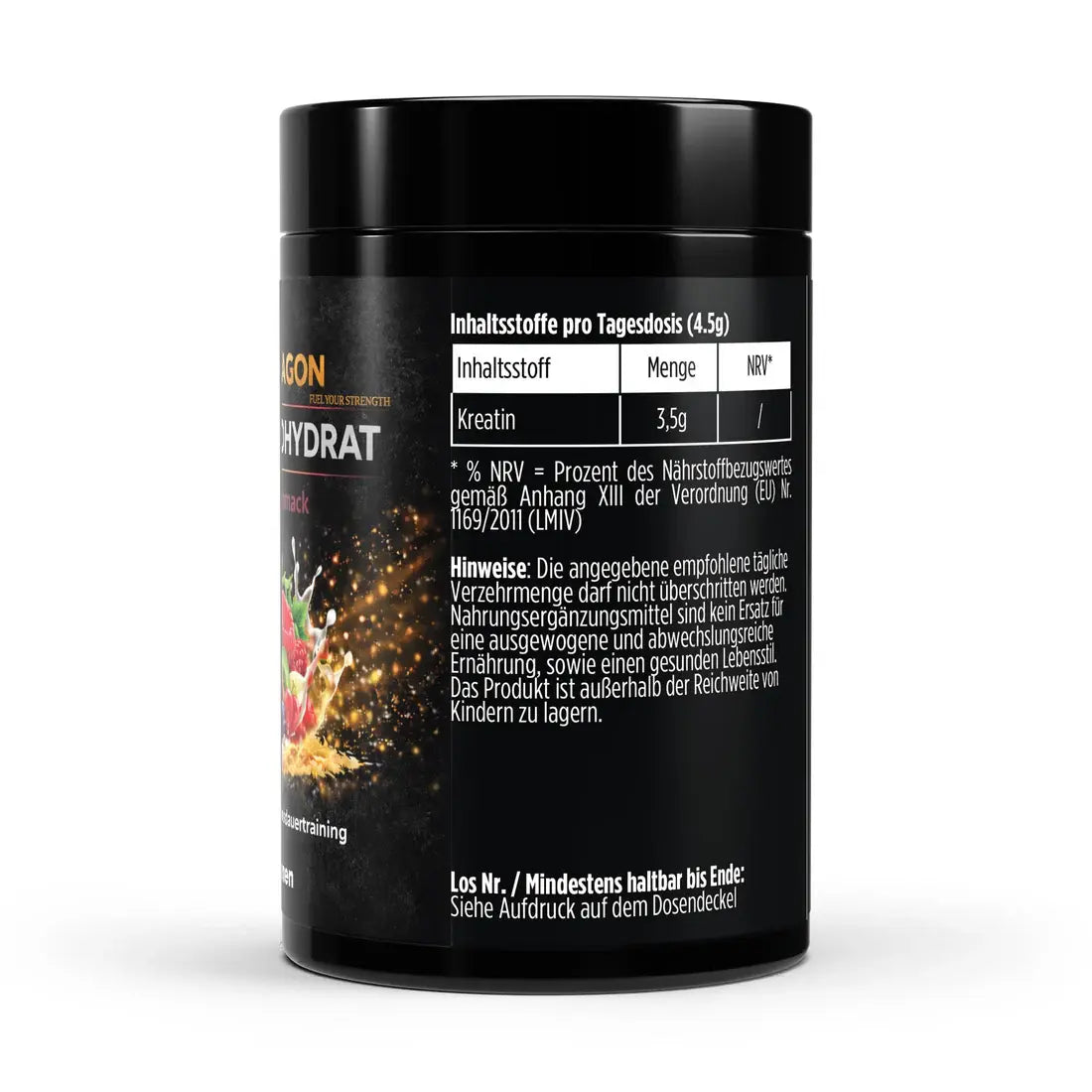 Golden Dragon Kreatin Monohydrat Tutti Frutti- 500g