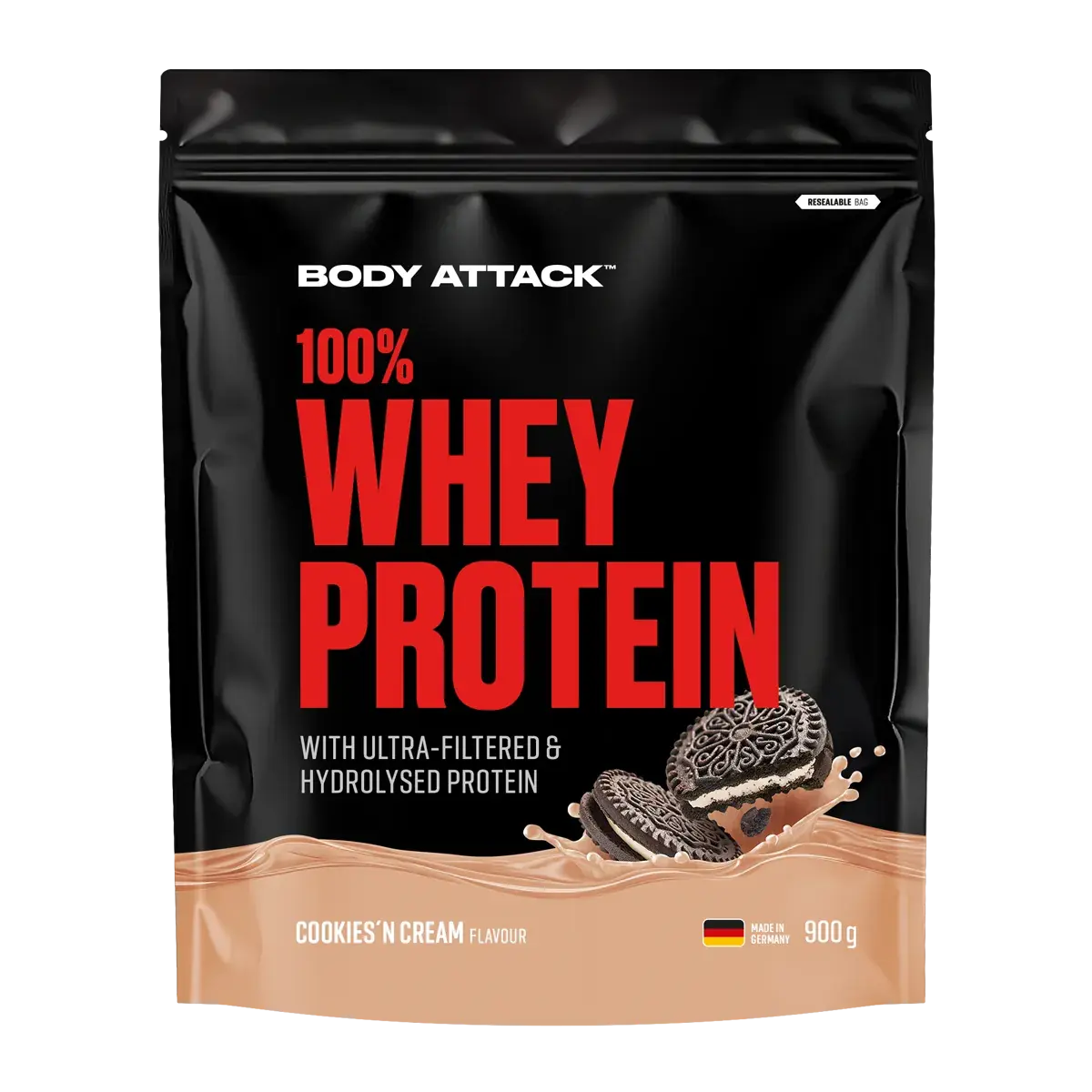 Body Attack 100 % Whey Protein 900 g