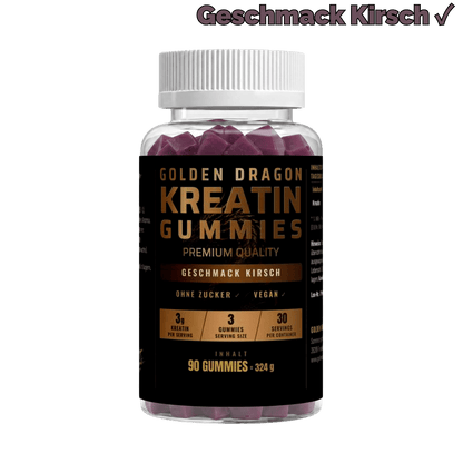 Golden Dragon Kreatin Gummies Kirsche 90 Stück
