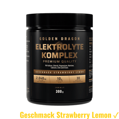 Golden Dragon Elektrolyte Komplex Strawberry Lemon 300 g
