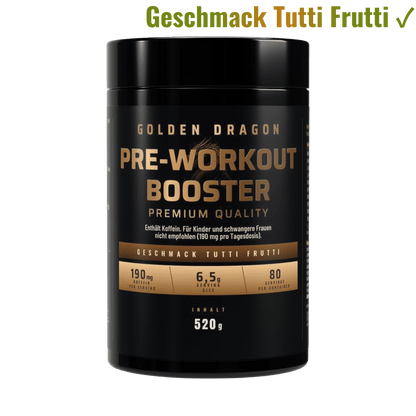 Golden Dragon Pre-Workout Booster Tutti Frutti 520 g