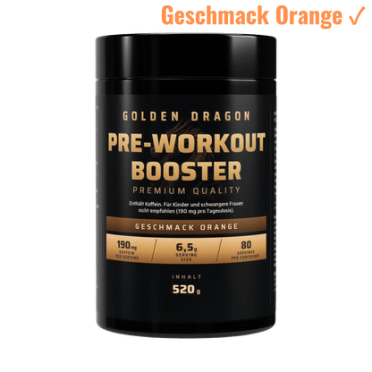 Golden Dragon Pre-Workout Booster Orange 520 g
