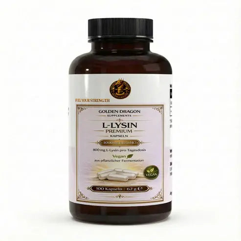 Golden Dragon L-Lysin - 100 Kapseln - 62g