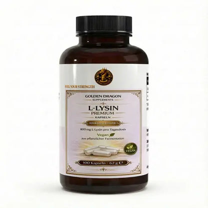 Golden Dragon L-Lysin - 100 Kapseln - 62g
