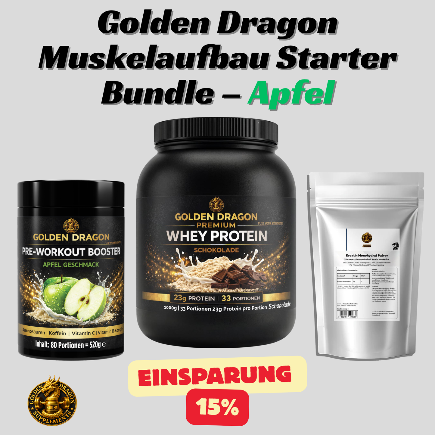Muskelaufbau Starter Bundle – Apfel