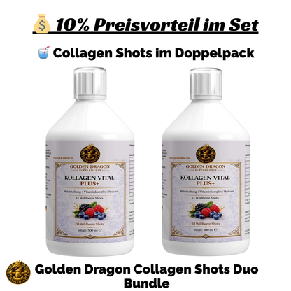 Golden Dragon Collagen Shots Duo Bundle
