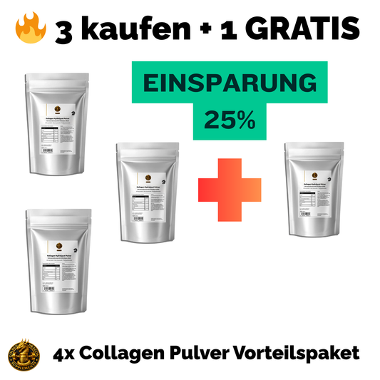 Golden Dragon Collagen 4er Bundle (3+1 Gratis)