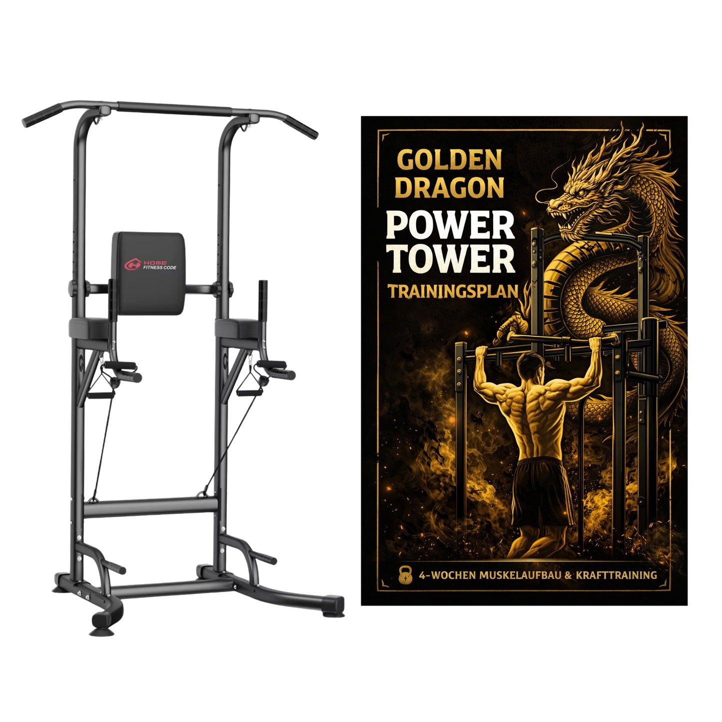 🐉 Golden Dragon Power Tower Bundle