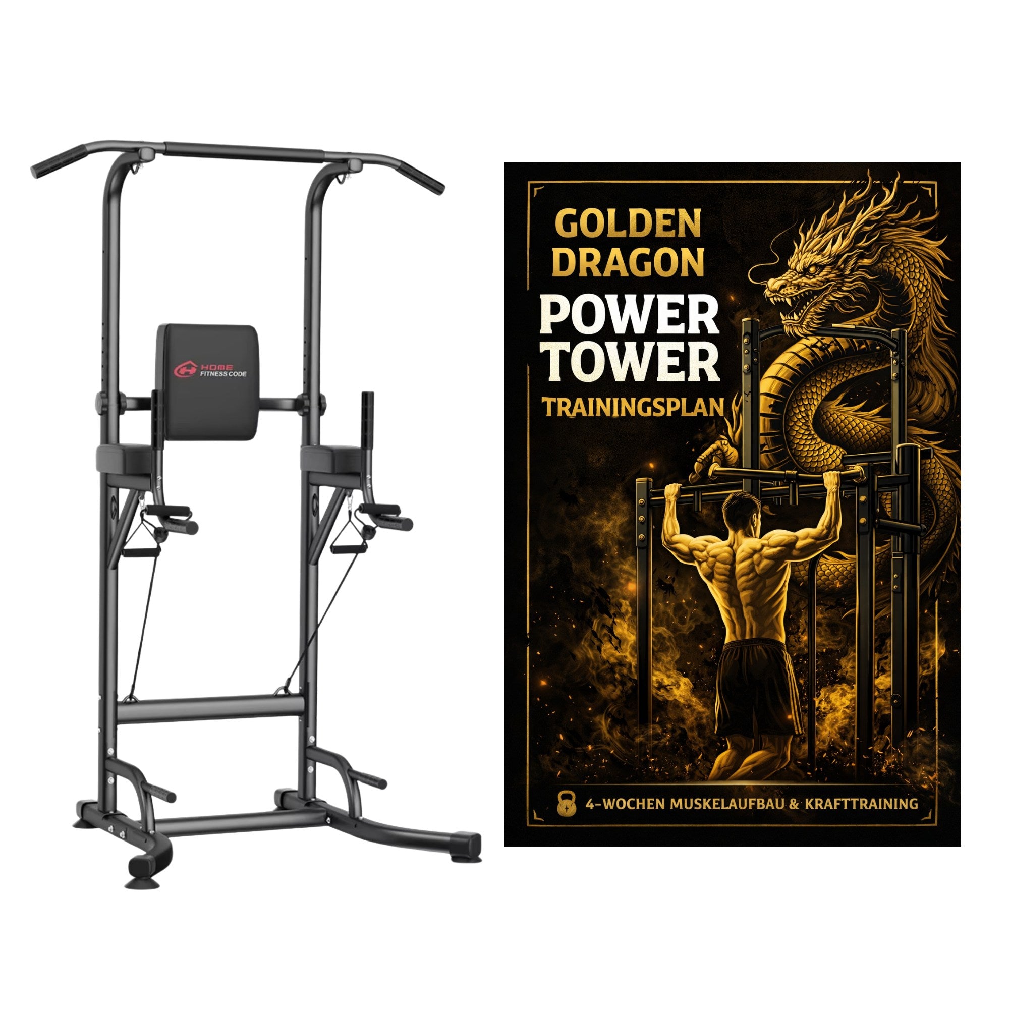 🐉 Golden Dragon Power Tower Bundle