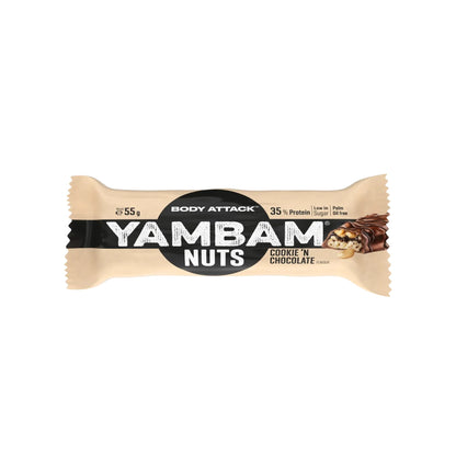 Body Attack YAMBAM CRUNCH Protein Riegel (15x55g)