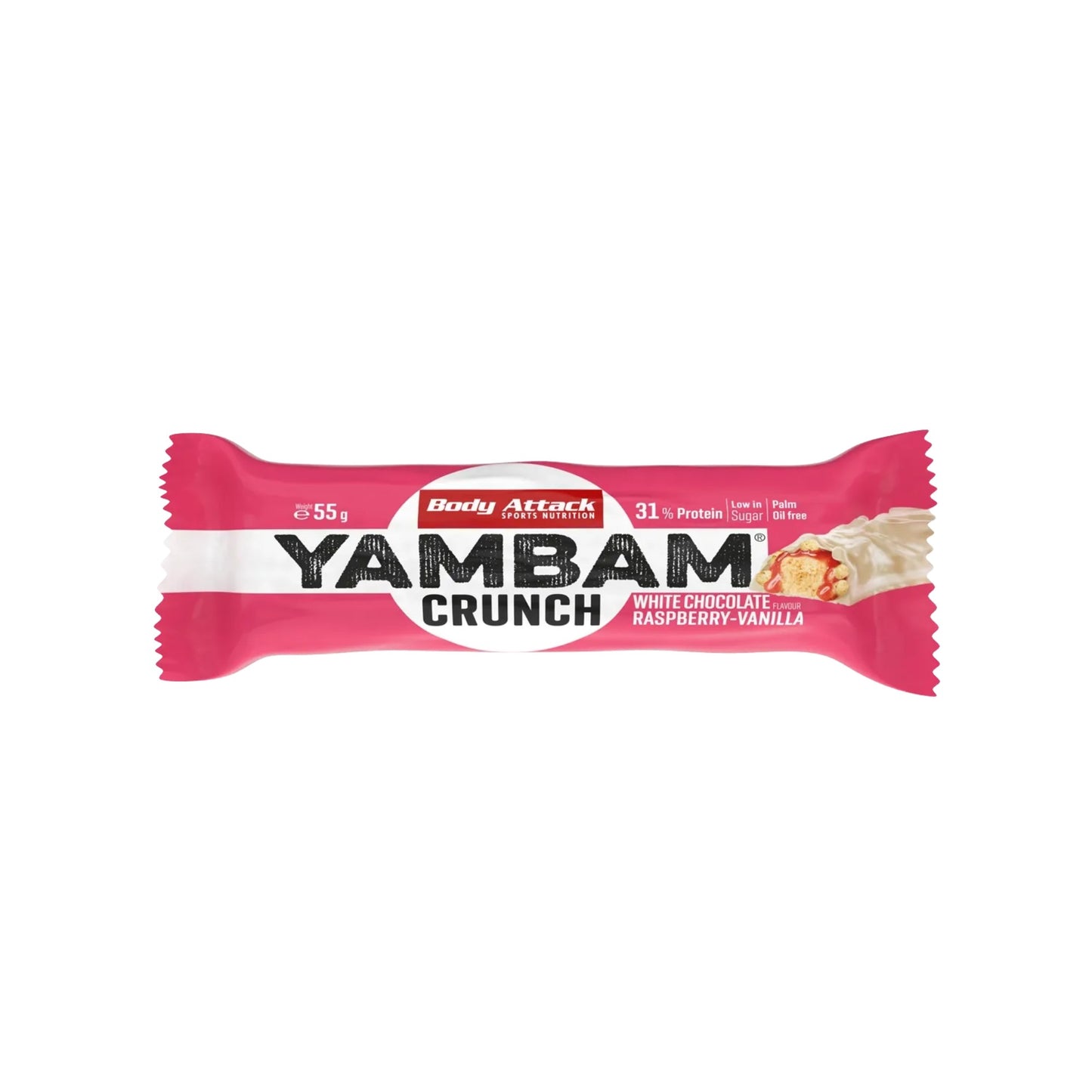 Body Attack YAMBAM CRUNCH Protein Riegel (15x55g)