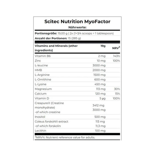 Scitec MyoFactor 285g