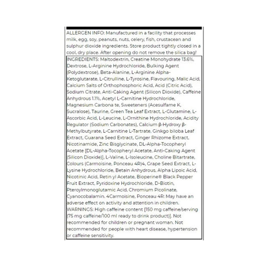 Scitec Hot Blood Hardcore 700g