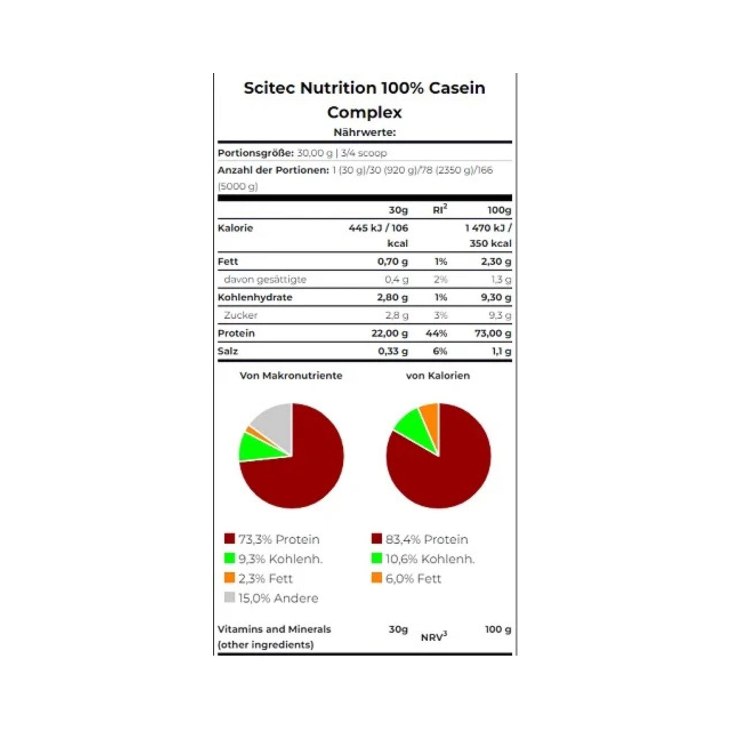 Scitec Casein Complex 920g