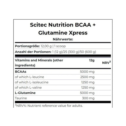 Scitec BCAA+ Glutamine Xpress 600g
