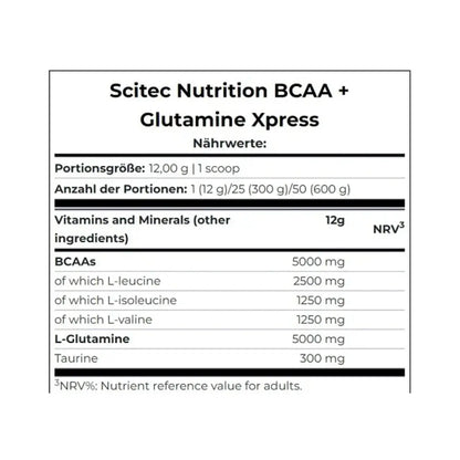 Scitec BCAA + Glutamine Xpress - 300g