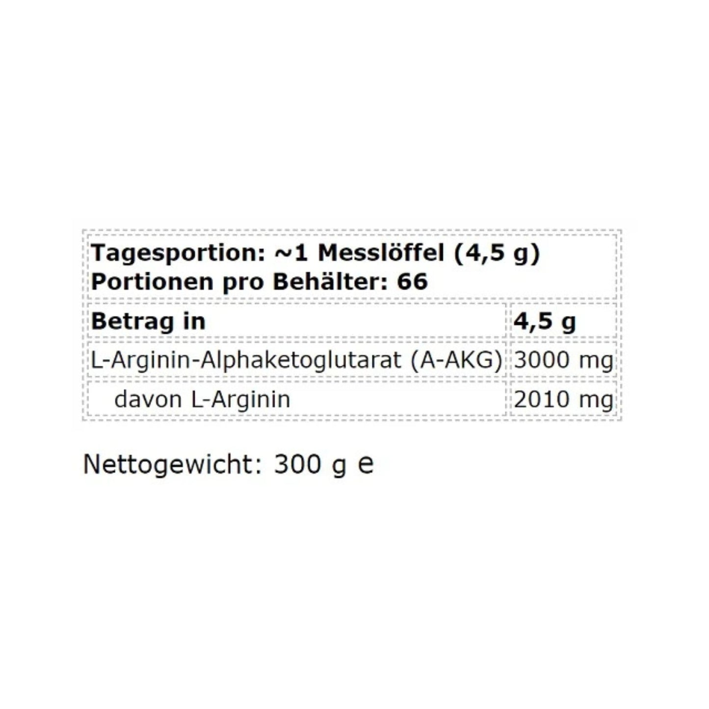 Kevin Levrone Legendary Arginine AKG 300g