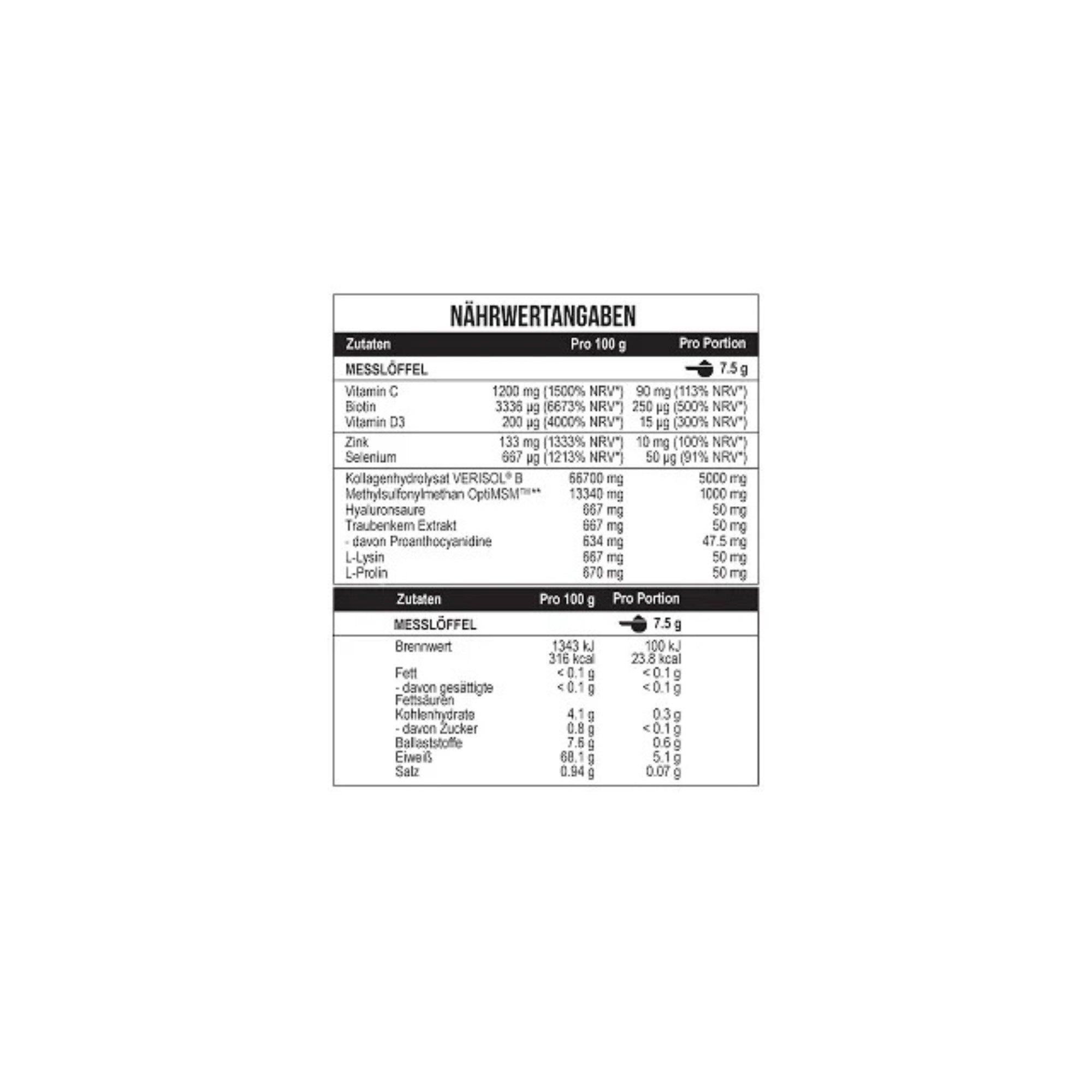 MST - Beauty Collagen Verisol + OptiMSM 225g