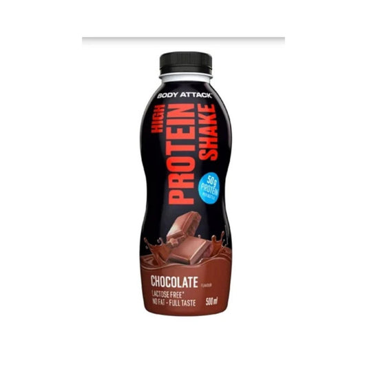 Body Attack High Protein Shake 12x500ml