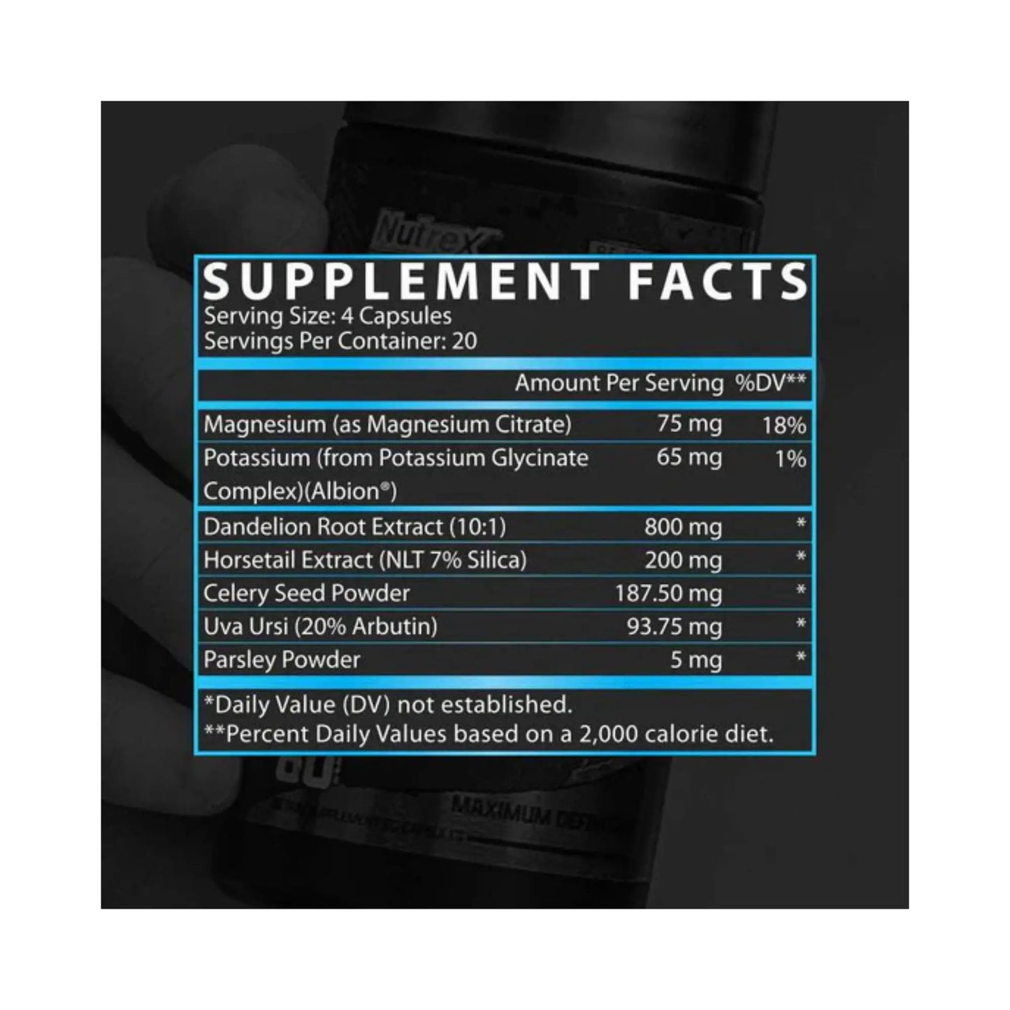 Nutrex Lipo 6 Black DIURETIC 80 Kapseln
