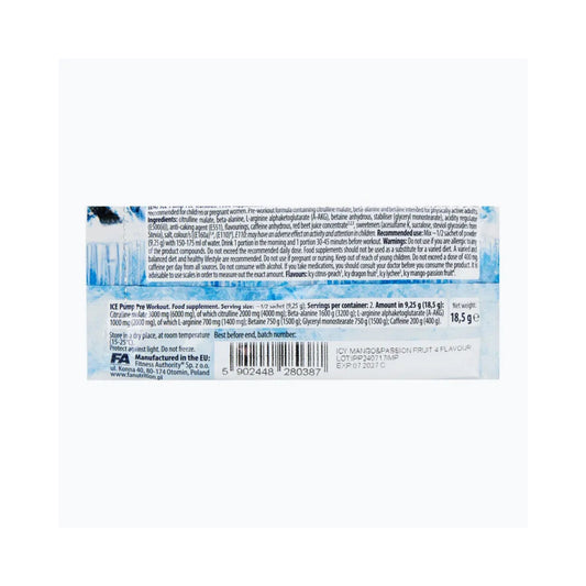 FA Nutrition ICE Pump PROBEN 10x18,5g