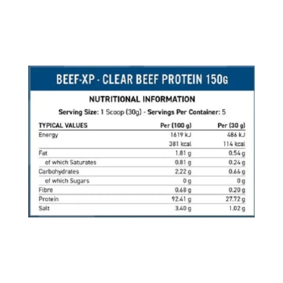 Applied Nutrition CLEAR Beef XP 150g