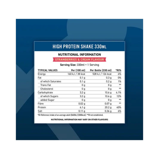 Applied Nutrition High Protein Shake RTD 8x330ml