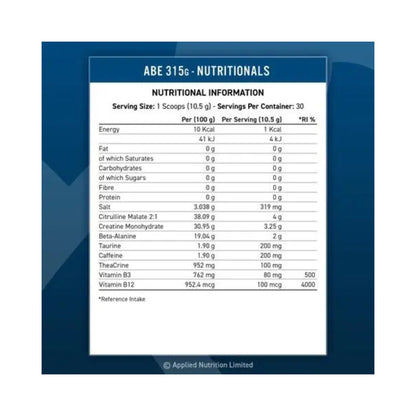 Applied Nutrition A.B.E Ultimate Pre 315g