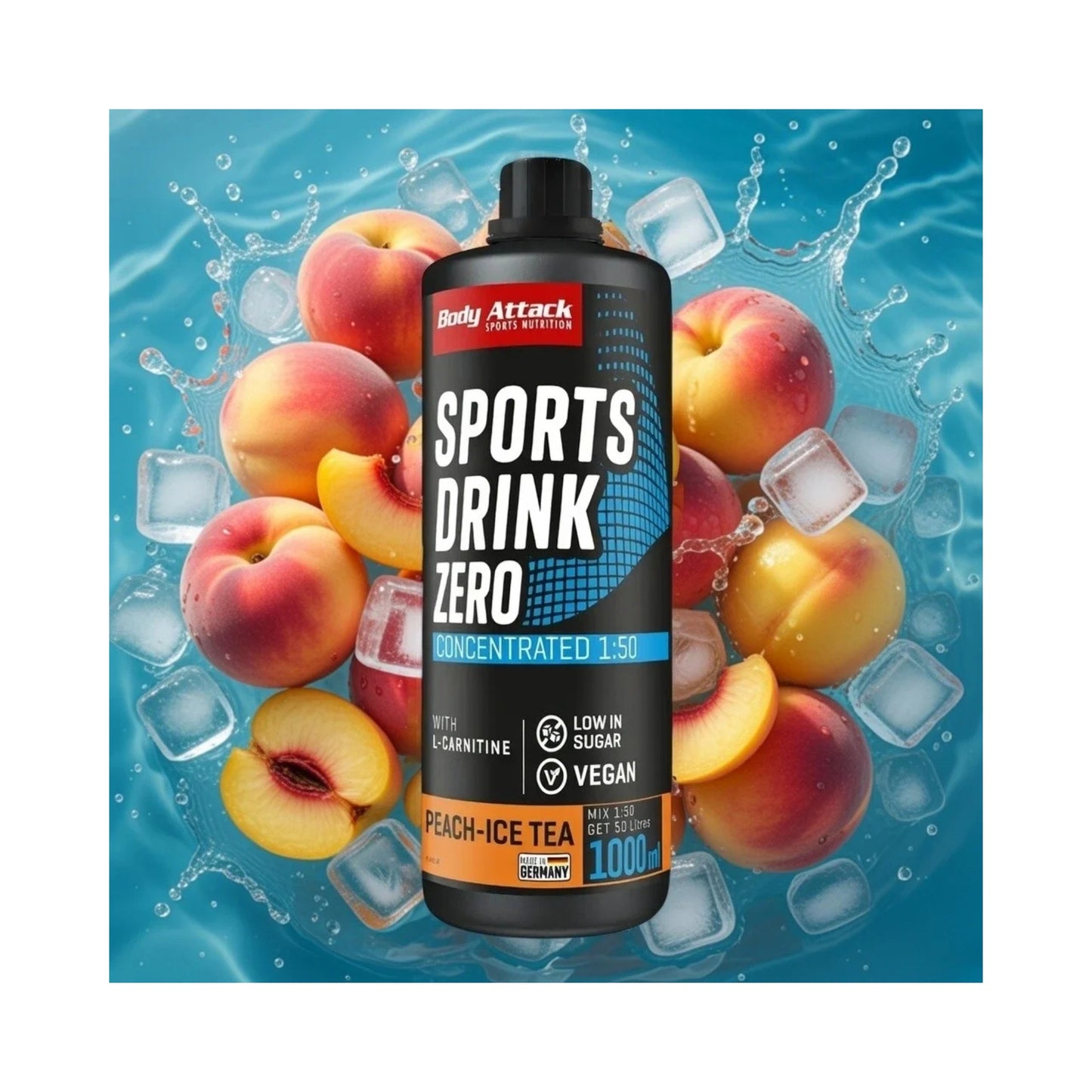 Body Attack Sports Drink Zero 1000 ml
