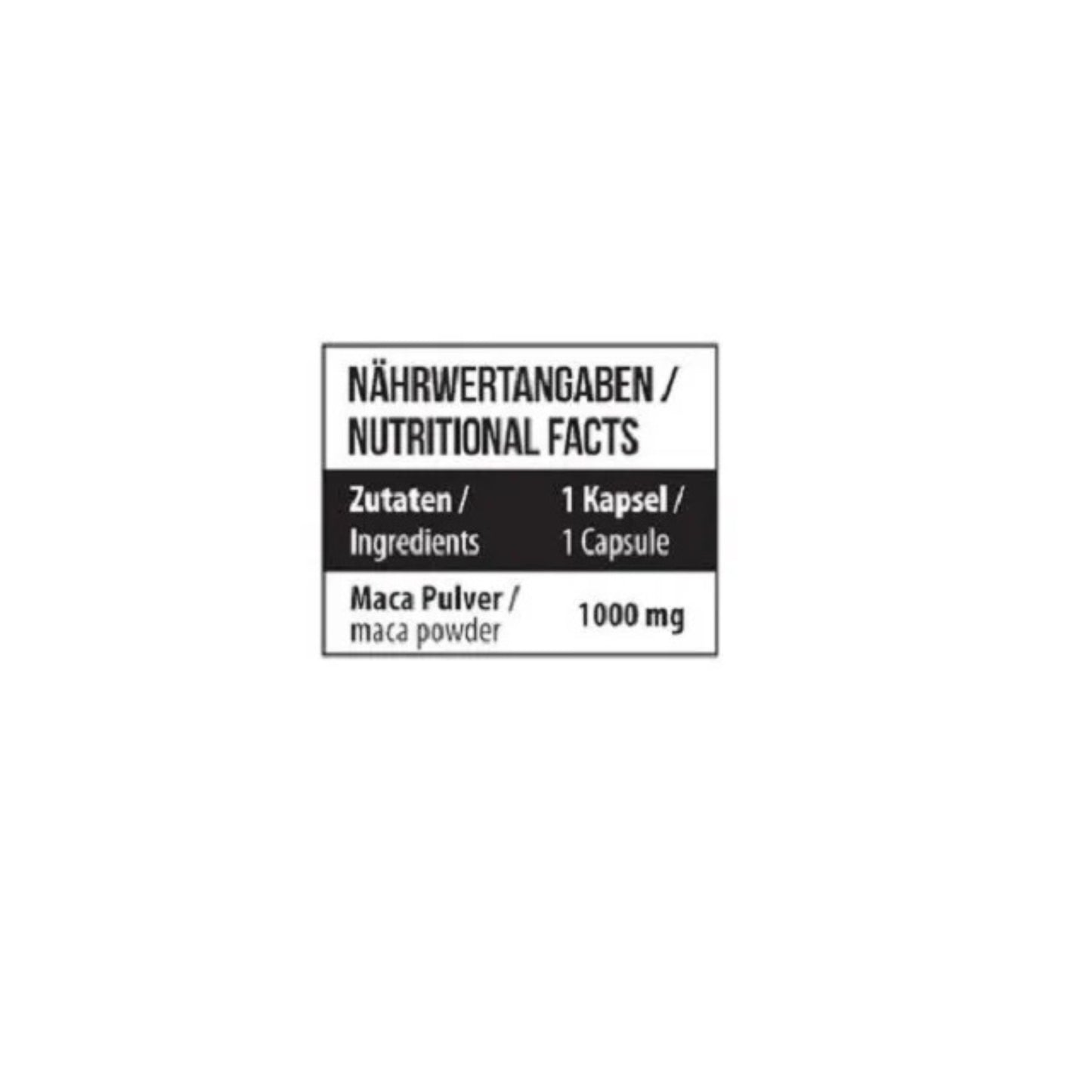 MST - MACA 1000mg - 60 Caps