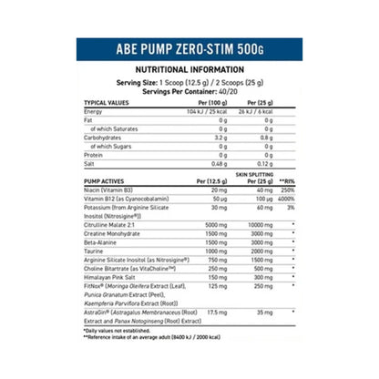 Applied Nutrition ABE Pump 500g