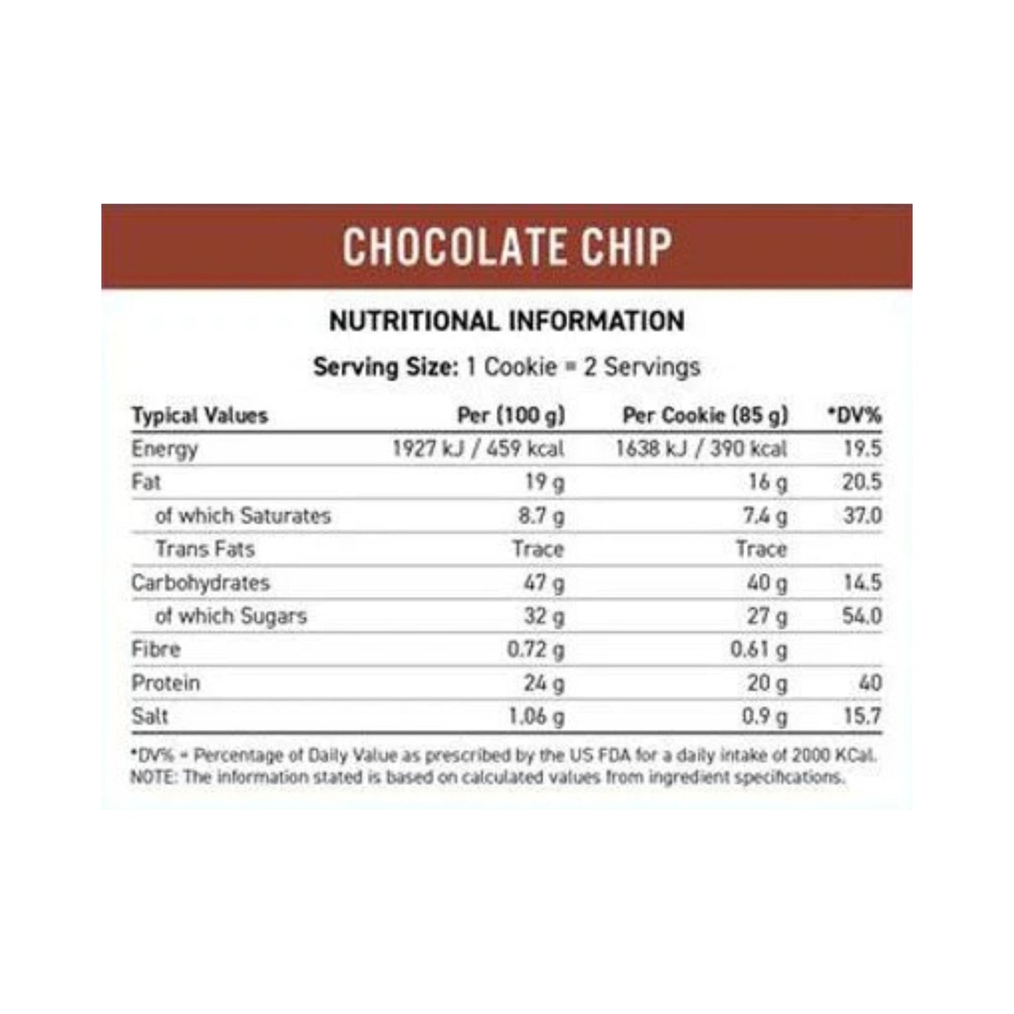 Applied Nutrition Critical Cookie (12x73g)