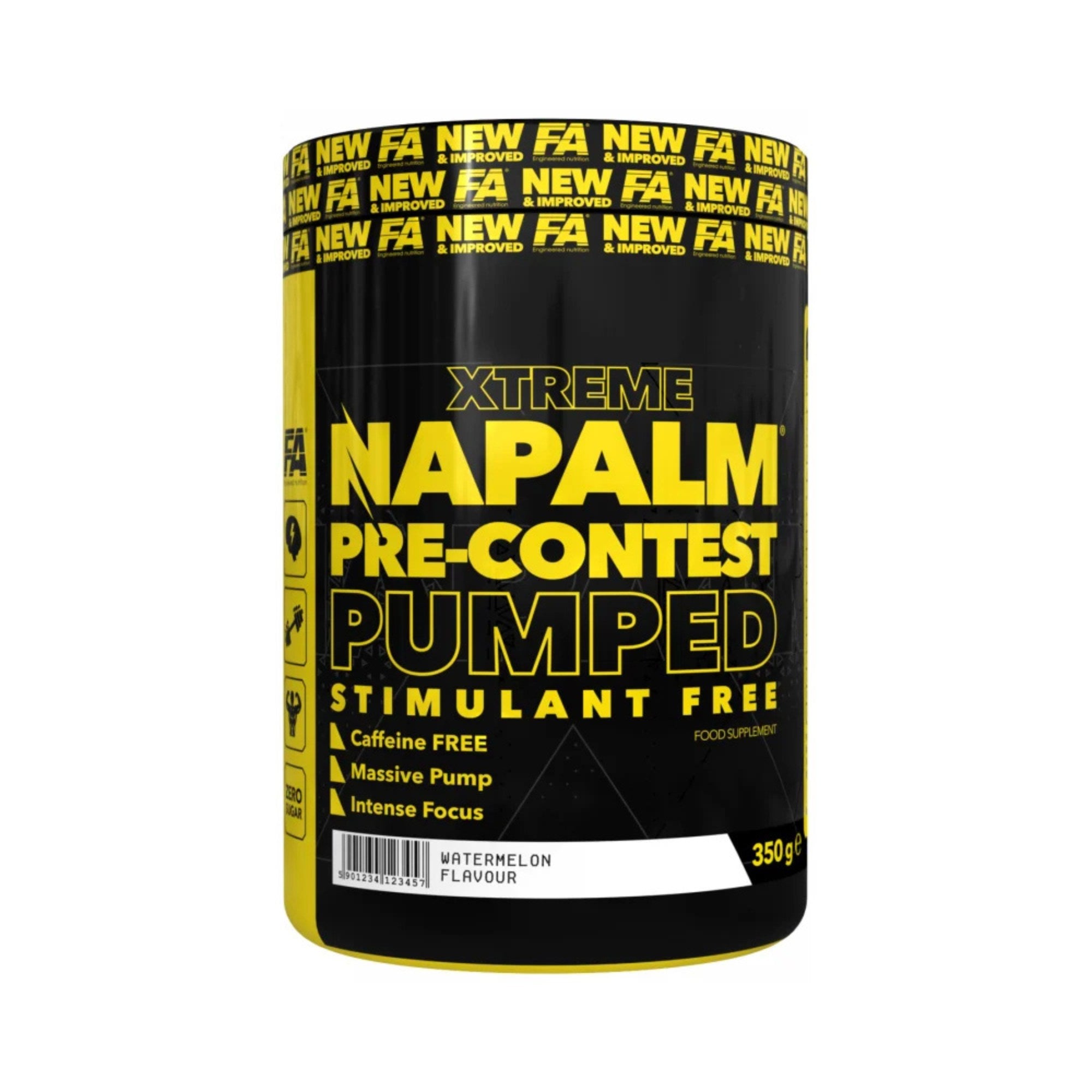FA Nutrition Napalm PreContest PUMPED STIMFREE - 350g