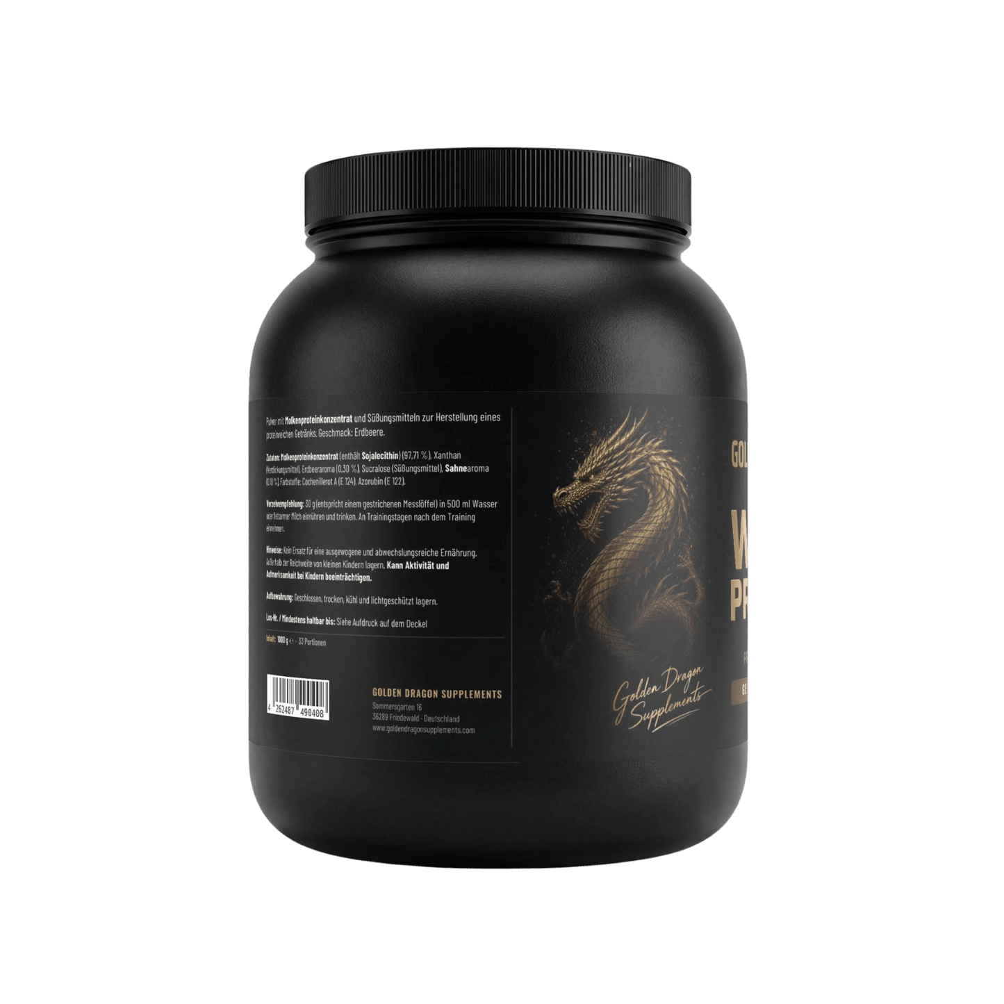 Golden Dragon Whey Protein Erdbeere 1000 g