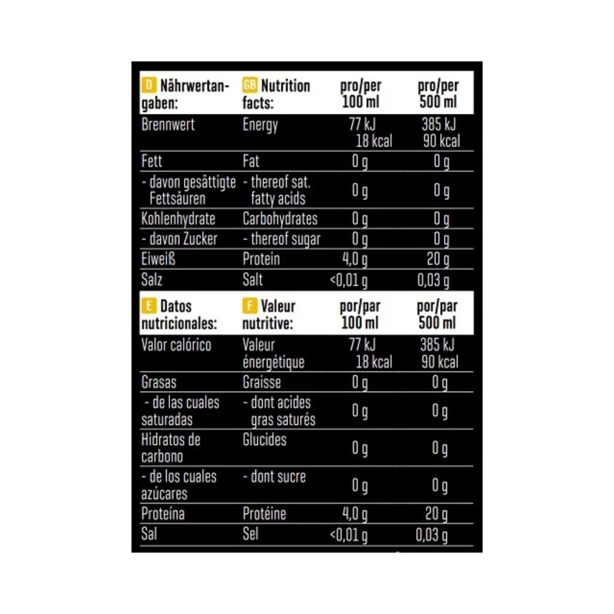 Body Attack Clear Iso Whey Drink 12 x 500ml