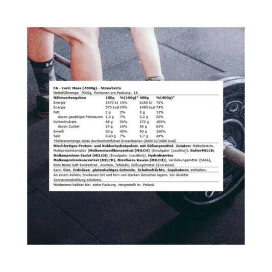 FA Nutrition CORE Mass 7kg