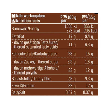Body Attack YAMBAM CRUNCH Protein Riegel (15x55g)