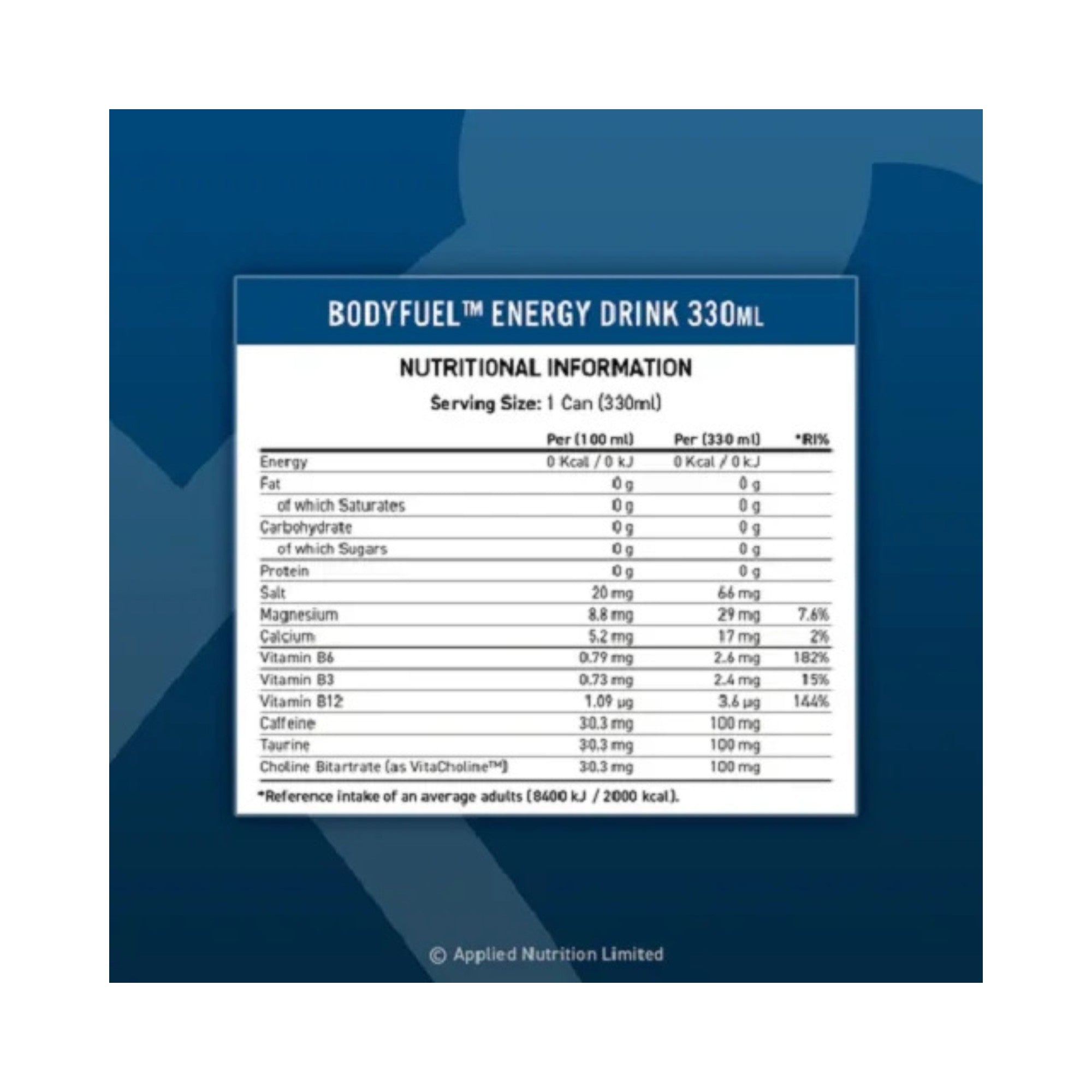 Applied Nutrition Body Fuel Energy EINZELN 330ml