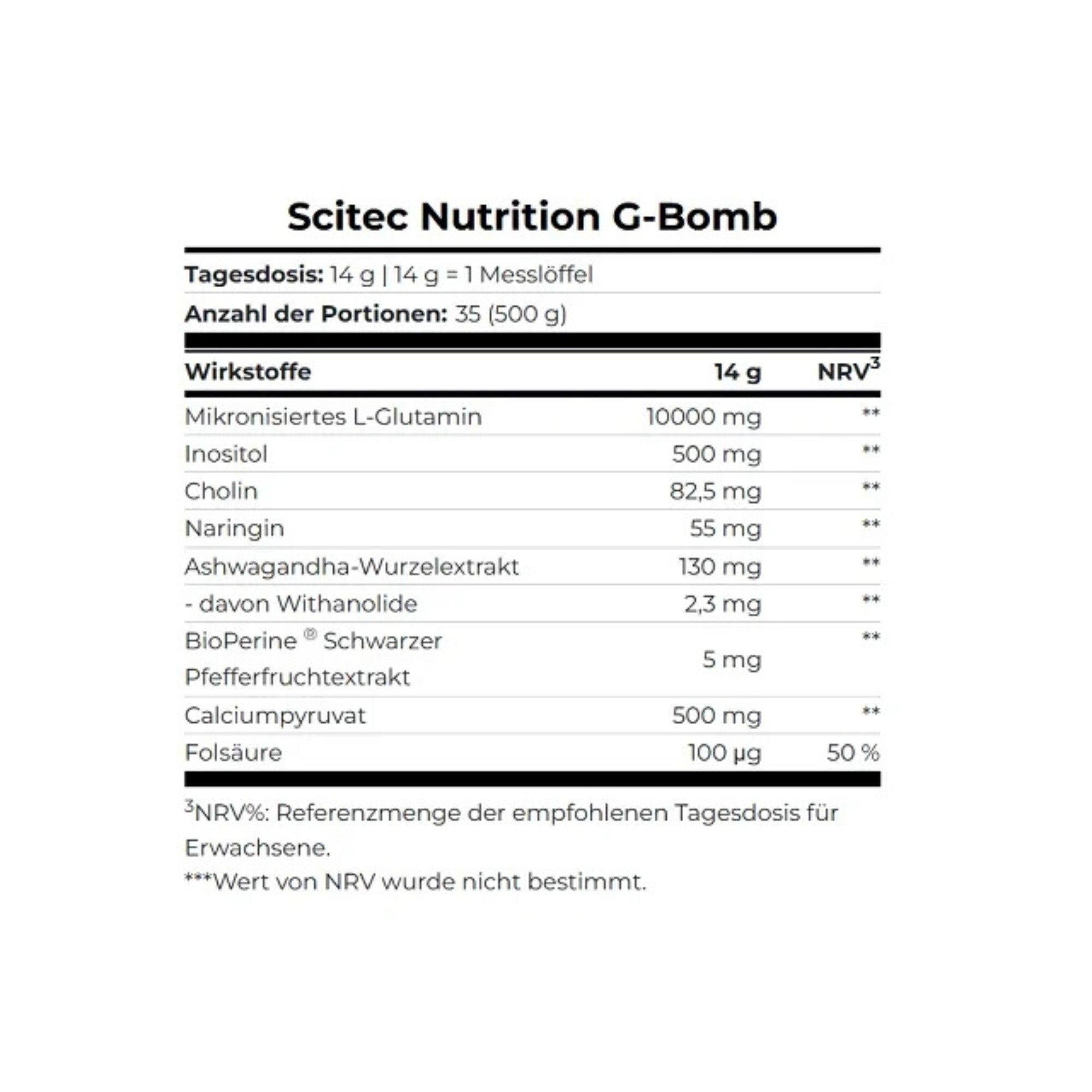 Scitec G-Bomb 500g
